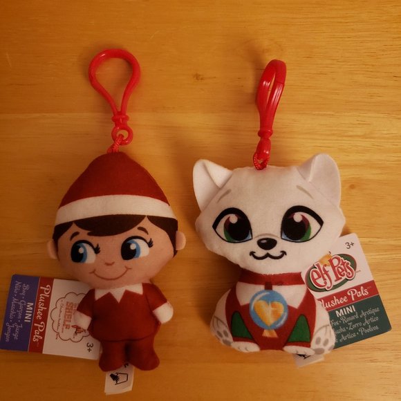 Elf On The Shelf Pets Plushee Pals Clip On Mini Plush (Set of 2) - Picture 1 of 8